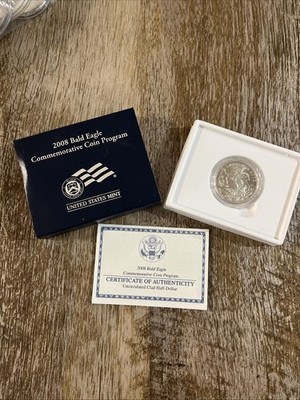 2008 Bald Eagle Commemorative Uncirculated Clad Half-Dollar