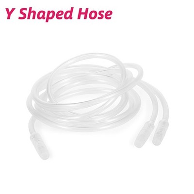 Clear Tube Y Bifurcated Breast Cup Tubing Replacement For Vacuum Therapy Machine