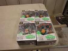 TMNT 1988 RIMASTERIZZATO PLAYMATES SET DI 4 2024 40° ANNIVERSARIO NUOVO