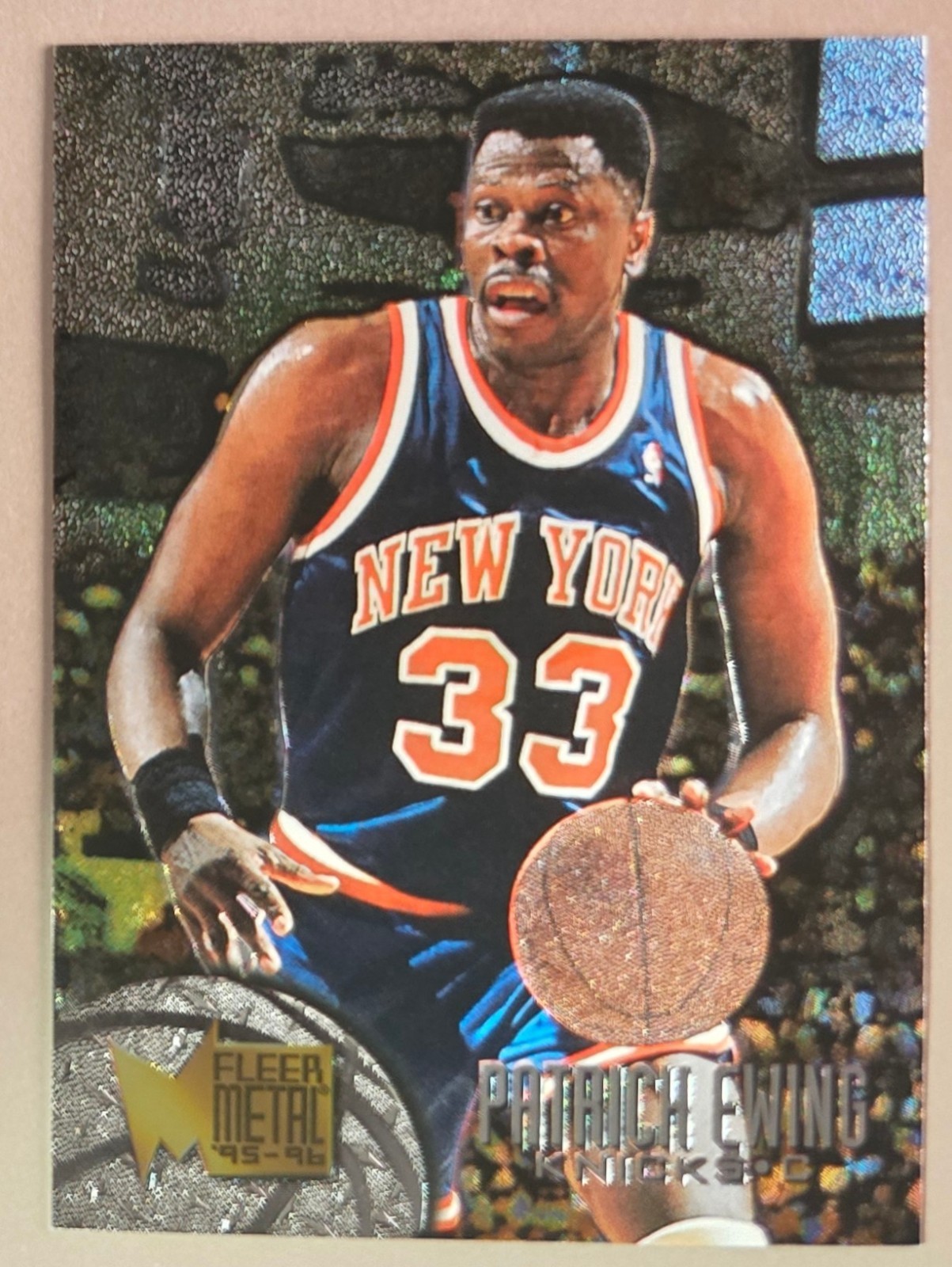 Patrick Ewing 1995-96 Fleer Metal #71 New York Knicks HOF
