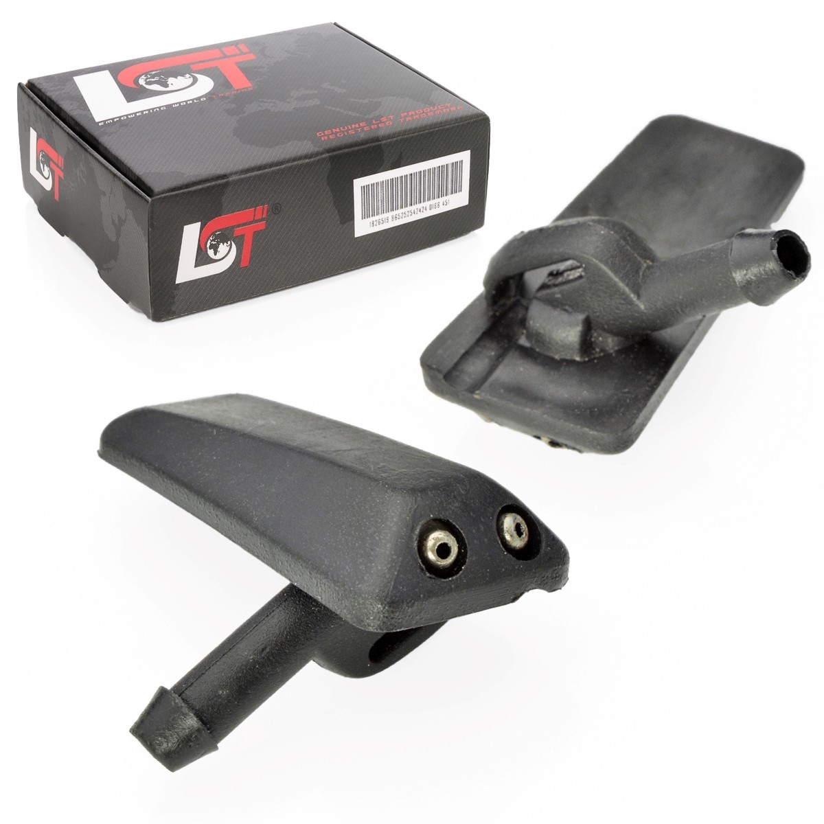 2x Washer Water Spray Nozzle Double for VW Passat Santana Polo Scirocco Vento