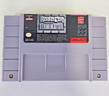 RoboCop Versus The Terminator SNES Super Nintendo Virgin Games 1993 Cart Only