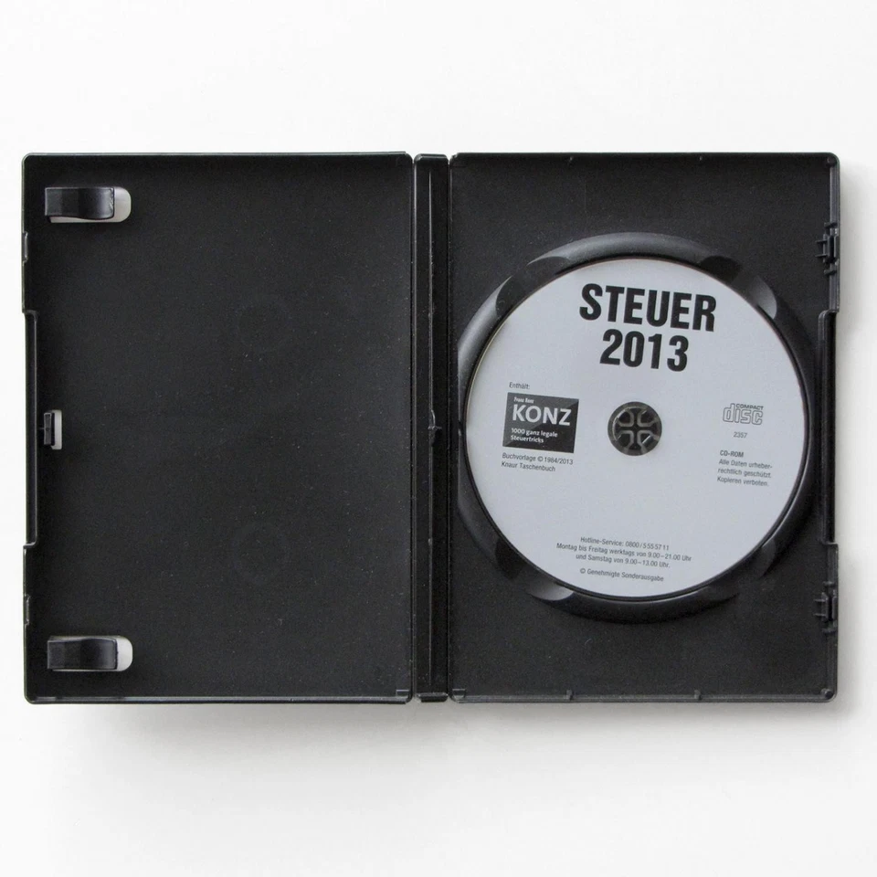 KONZ Steuer 2013 - Das Einkommensteuer-Programm (CD-ROM ohne Begleitheft) - Bild 3 von 3