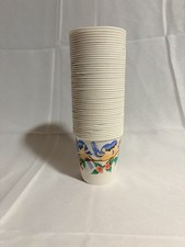 Vintage Dixie Bathroom Cups with Bluebirds 50 loose cups