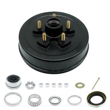 Trailer Brake Hub Drum Kit 5 Bolt On 4.5 For 3500 Lb Cargo Boat