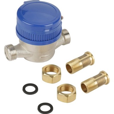 Wasserzähler Garten Wasseruhr Wasserzähler 1/2 Zoll geeicht Wasserzähler