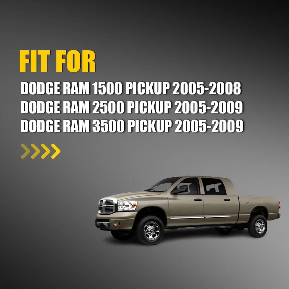 Driver Side Heated Mirror Glass For 2002-08 Dodge RAM 1500 03-09 2500 3500 - Image 2 of 4