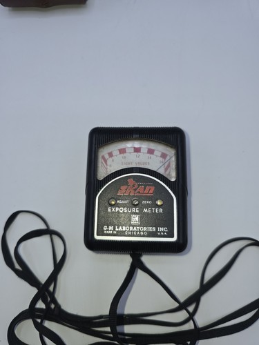 Skan Camera Exposure Meter G M Laboratories With Manual Vintage Photography - Picture 2 of 4