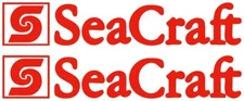 SEA CRAFT MARINE BOAT STICKER DECAL FISHING *ANY SIZE OR COLOR BUY 1 GET 1 FREE