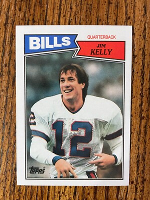 JIM KELLY ROOKIE BUFFALO BILLS FOOTBALL COLLECTIBLE CARD | eBay