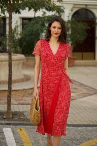 Gaala Paris Arlette Silk Wrap Dress
