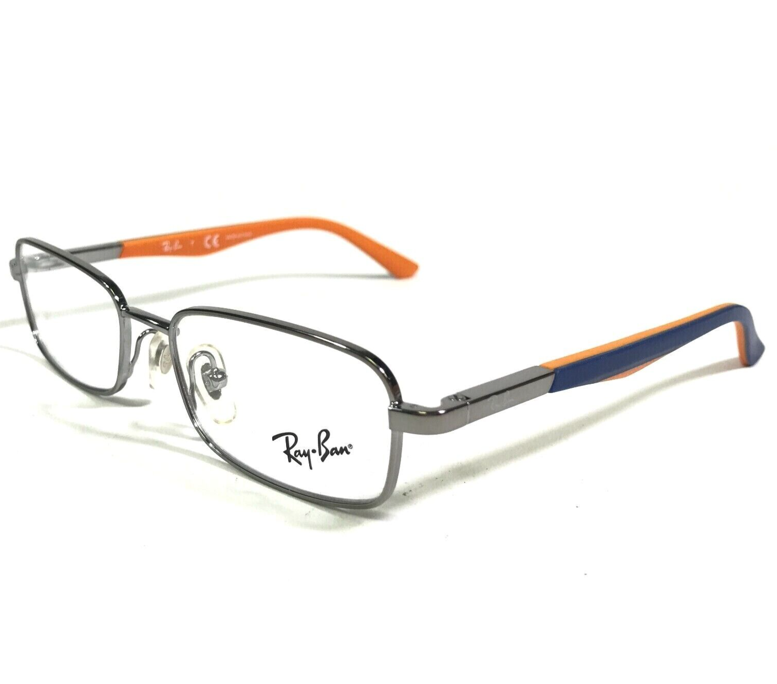 Ray-Ban Kids Eyeglasses Frames RB1035 4011 Blue Orange Silver Full Rim 47-15-125