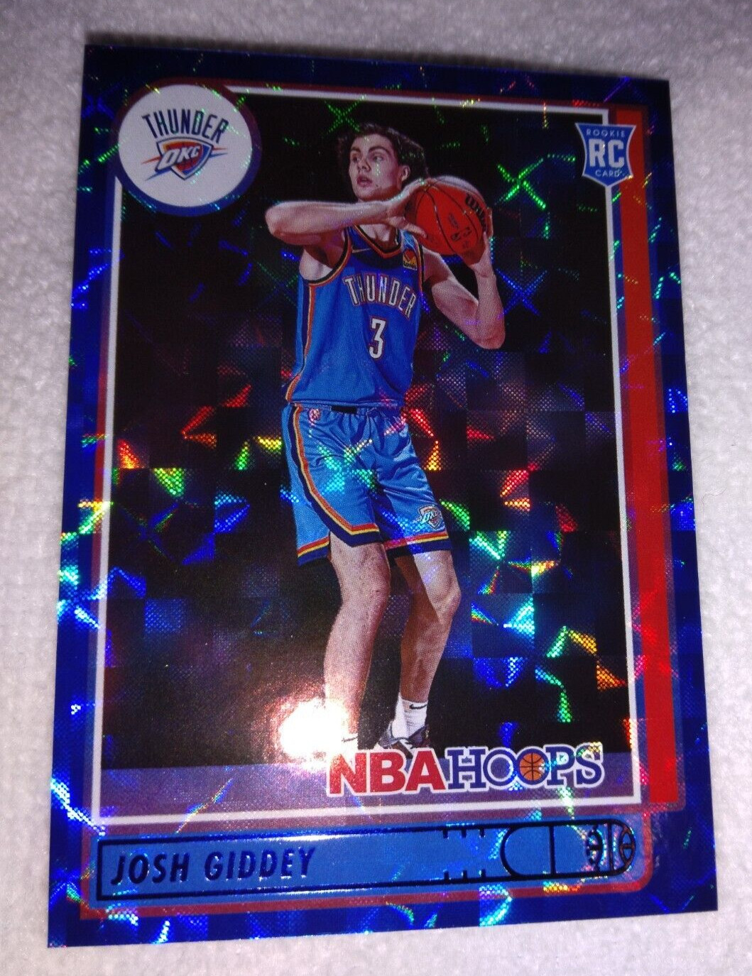 2021 NBA Hoops Tmall Hyper Blue Josh Giddey Rated Rookie