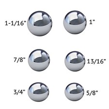 Assorted Coin Ring Making Steel Balls - Assortment Of 6 Balls