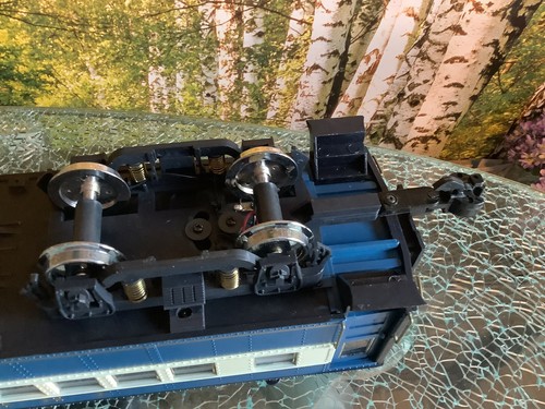 AristoCraft Biela ART-31304 Gscale,Heavyweight Coach Passenger Car Blue Comet OB - Picture 9 of 10