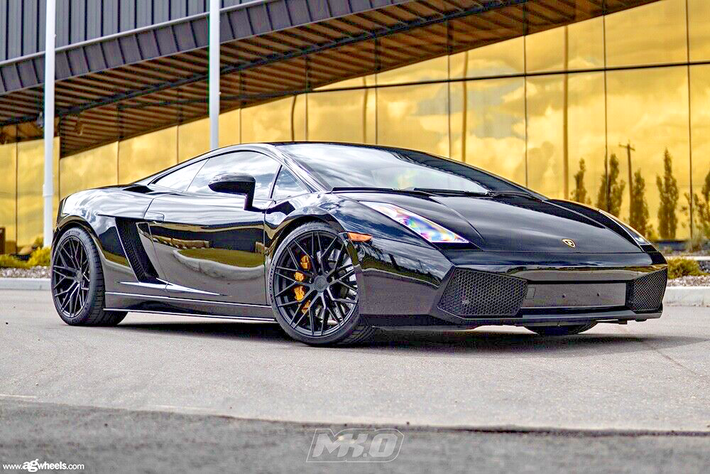 AG M520r GLOSS BLACK WHEELS RIMS FIT LAMBORGHINI GALLARDO 20X9