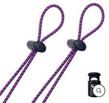 Goggle Bungee Straps Purple for Swim Goggles - A0086