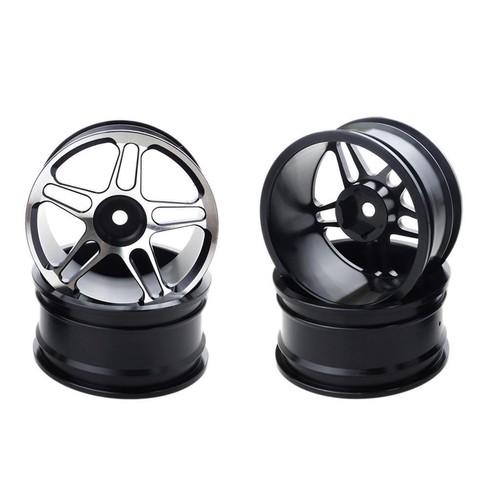 4pcs Aluminum Wheel Rims for HSP HPI Kyosho 1:10 On-Road RC Flat Racing ...