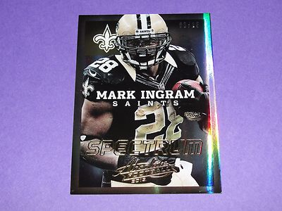 2013 Absolute MARK INGRAM #63 Silver/25 New Orleans SAINTS Alabama CRIMSON TIDE