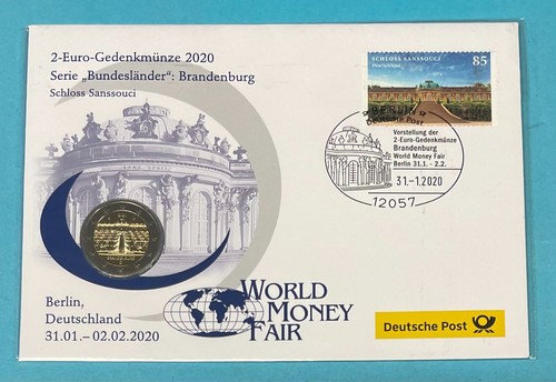 Deutschland 2 Euro Numisbrief World Money Fair Post 2006 - 2023, AUSWAHL (S4-29 - Bild 41 von 44