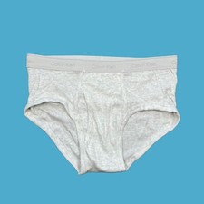 Calvin Klein CK men heather Oatmeal cotton classic brief underwear S M L