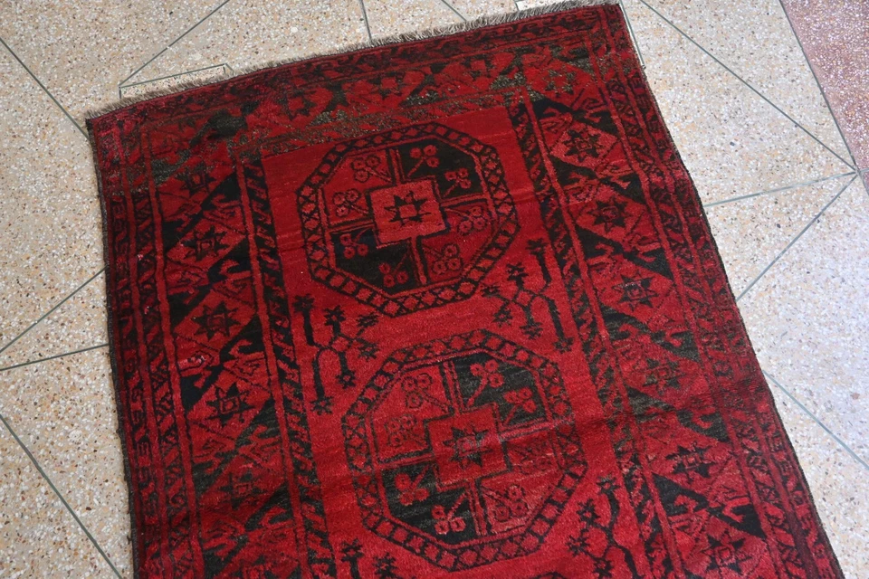 Afghan Turkmani Rug - Imagem 4 de 4
