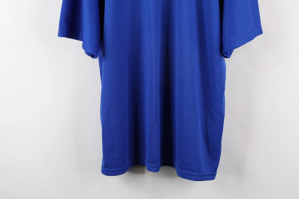 Vtg 90s Fila Mens XL Spell Out Knit Short Sleeve Soccer Jersey Shirt Blue Italy - Image 3 of 4