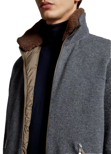 MONCLER Wool 750 Fill Power Daunen-Jacke Blouson Bomber Veste Manteau L - Bild 6 von 23