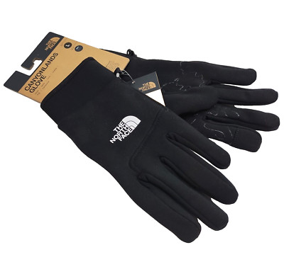 THE NORTH FACE Unisex Canyonlands Gloves TNF Black - Large NWT