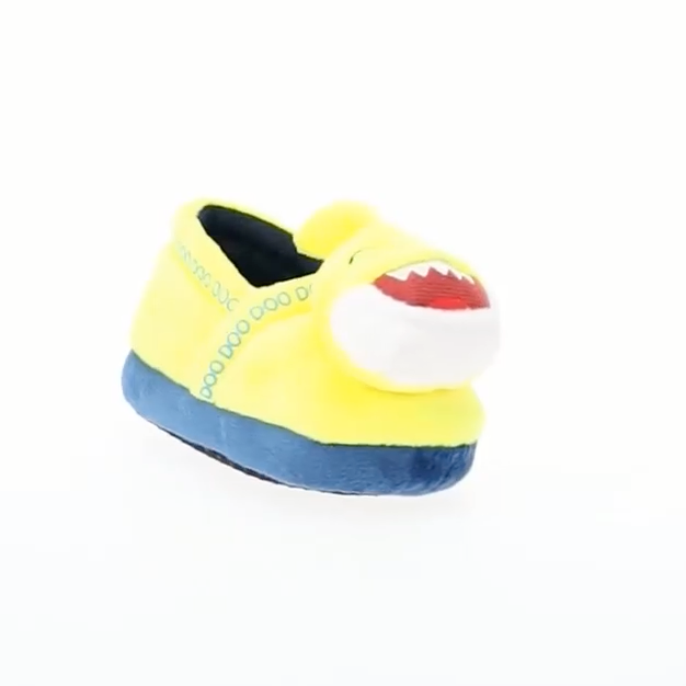 PANTOFOLA D’ORO Pantofole squalo bambino scarpe sherpa sfocate 4T 5T 11 12 13 bambino bambina