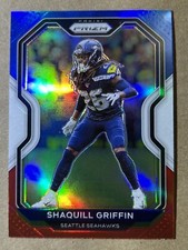2020 Panini Prizm Red White Blue Prizm Shaquill Griffin #298 SP Seattle Seahawks