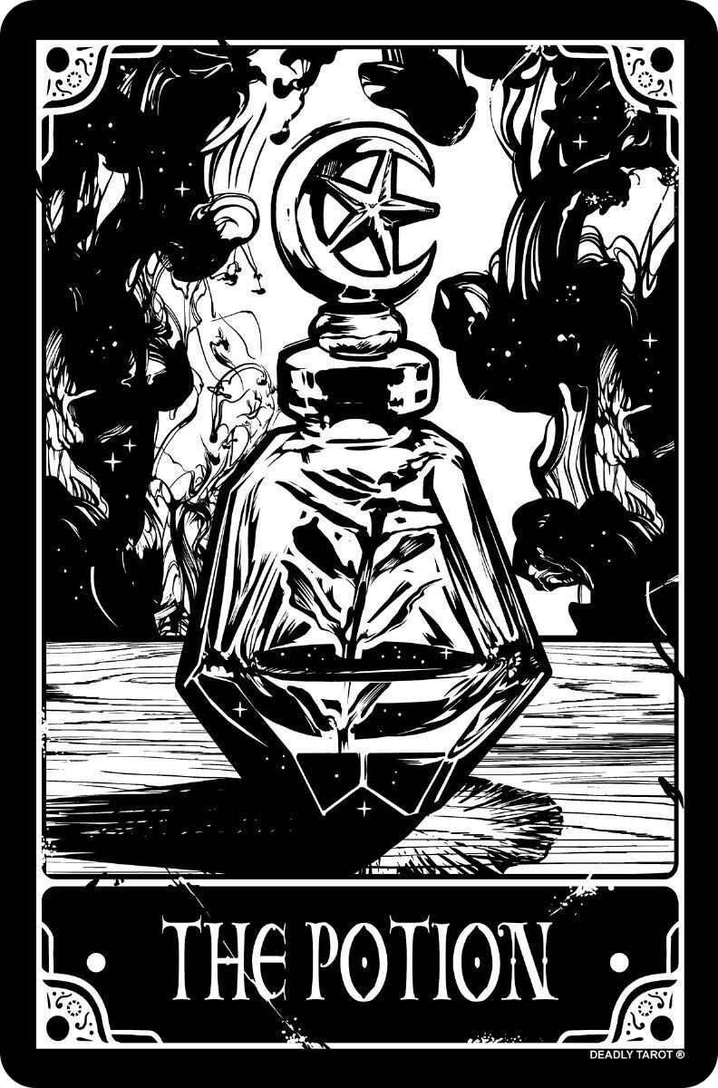 Deadly Tarot - The Potion Small Tin Sign