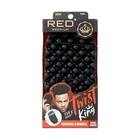 Twist King Red Hair Brush Durable Ergonomic Tool for Afro Curls and Styling