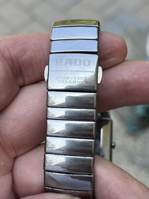 Rado Diastar High Tech Ceramic Watch Quartz Mens 31mm Swiss Made