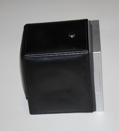 underwood roto box acorn watch winder black leather