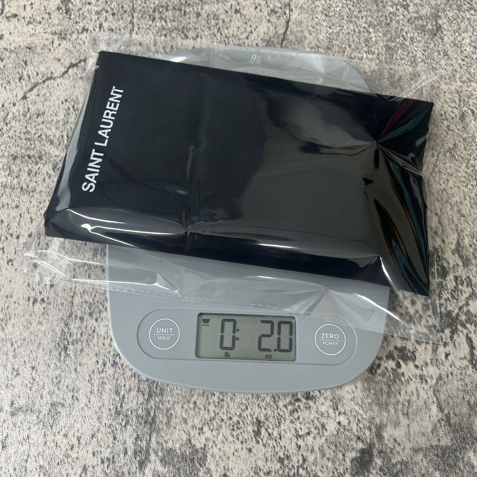 Sacchetto antipolvere Saint Laurent nero con coulisse