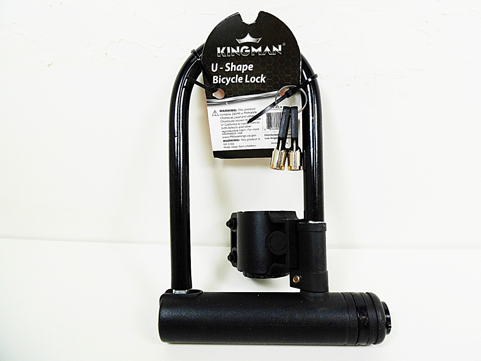 Bicycle Key Lock Heavy Duty U Shaped Bike Locks Two Keys Security