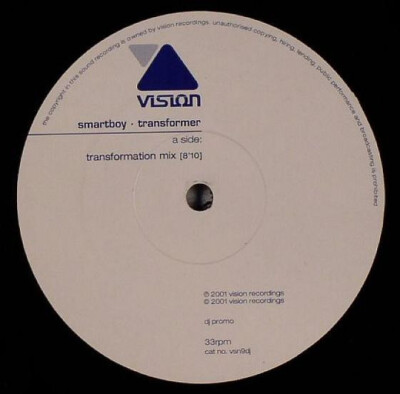 Smartboy - Transformer / VG+ / 12'''', Promo