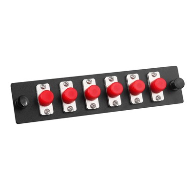 6 Simplex SC/UPC-FC/UPC Fiber Patch Panel with Simplex Singlemode Metal SC-FC...
