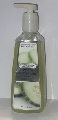 BATH AND BODY WORKS DEEP CLEANSING ANTI-BAC HAND SOAP CRISP CUCUMBER 8 Oz VHTF!!