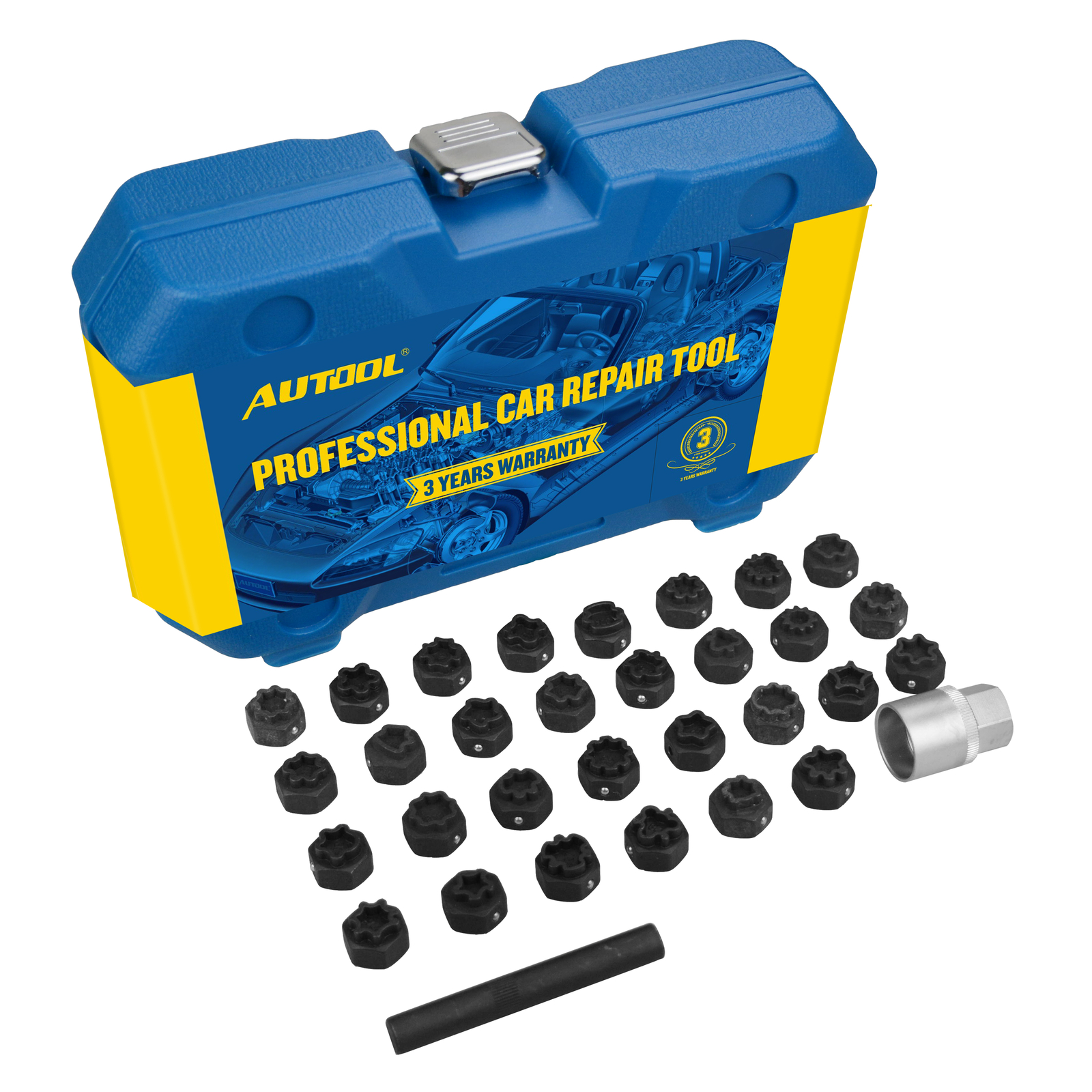 Car Wheel Lock Lug Nuts Master Key Set Removal Socket Tool Kit For Mercedes Benz eBay