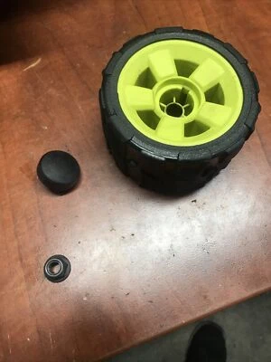 New OEM Part Front Wheel Assy Ryobi Ry40706 40 Volt Cordless Brushless 9” Edger - Image 1 of 4