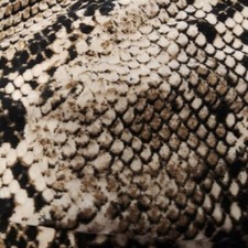 Double Brushed Knit Snake Print 58" Poly/Spandex Fabric by the Yard
