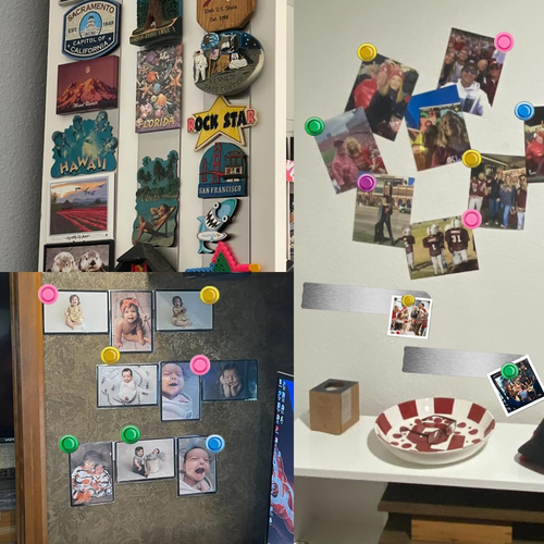 Magnettafel Memotafel Selbstklebend Magnetleisten Fotowand Büro Pinnwand mit 10 - Bild 7 von 7