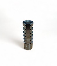 Grizzly 5 port Self Timing Muzzle Brake 5/8-24 by J A Outdoors