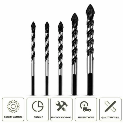 5Pcs Dry Diamond Drill Bits For Granite Tile Glass Porcelain Marble Ceramic Set - Picture 4 of 12
