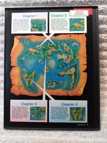 Framed Dragon Warrior IV NES Nintendo 1993 retro video game wall art Quest 4