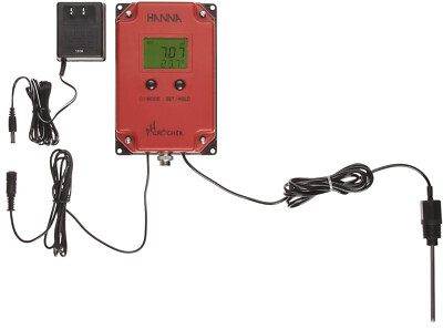 OPEN BOX - Hanna Instruments HI 991401 pH/Temperature Monitor, No pH Probe, -E05