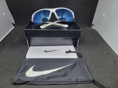 Nike Sun  Skylon Ace Sunglasses Authentic- Trainers EV1125-104  White Gray