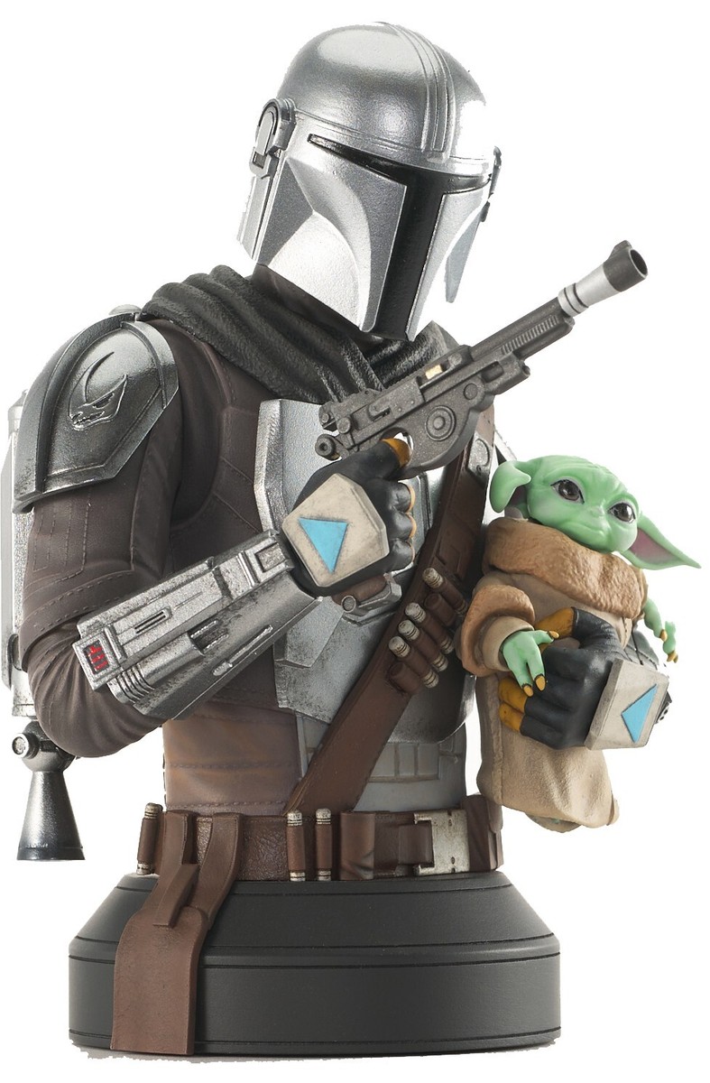 Star Wars The Mandalorian with Grogu Bust Diamond Select | eBay